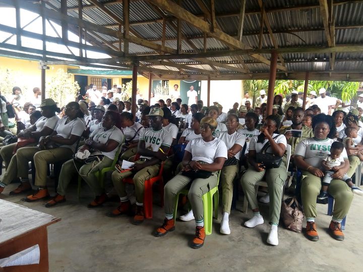 PFiF Support Team were received by NYSC officials at NYSC Ikwerre Local Government Council Hqtrs Isiokpo, Rivers State, Nigeri