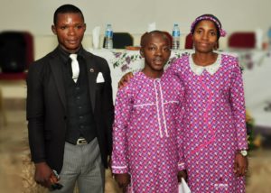 President/CEO and his Wife posing with PFiF Benue State Director, Pst. Emmanuel o. Igo